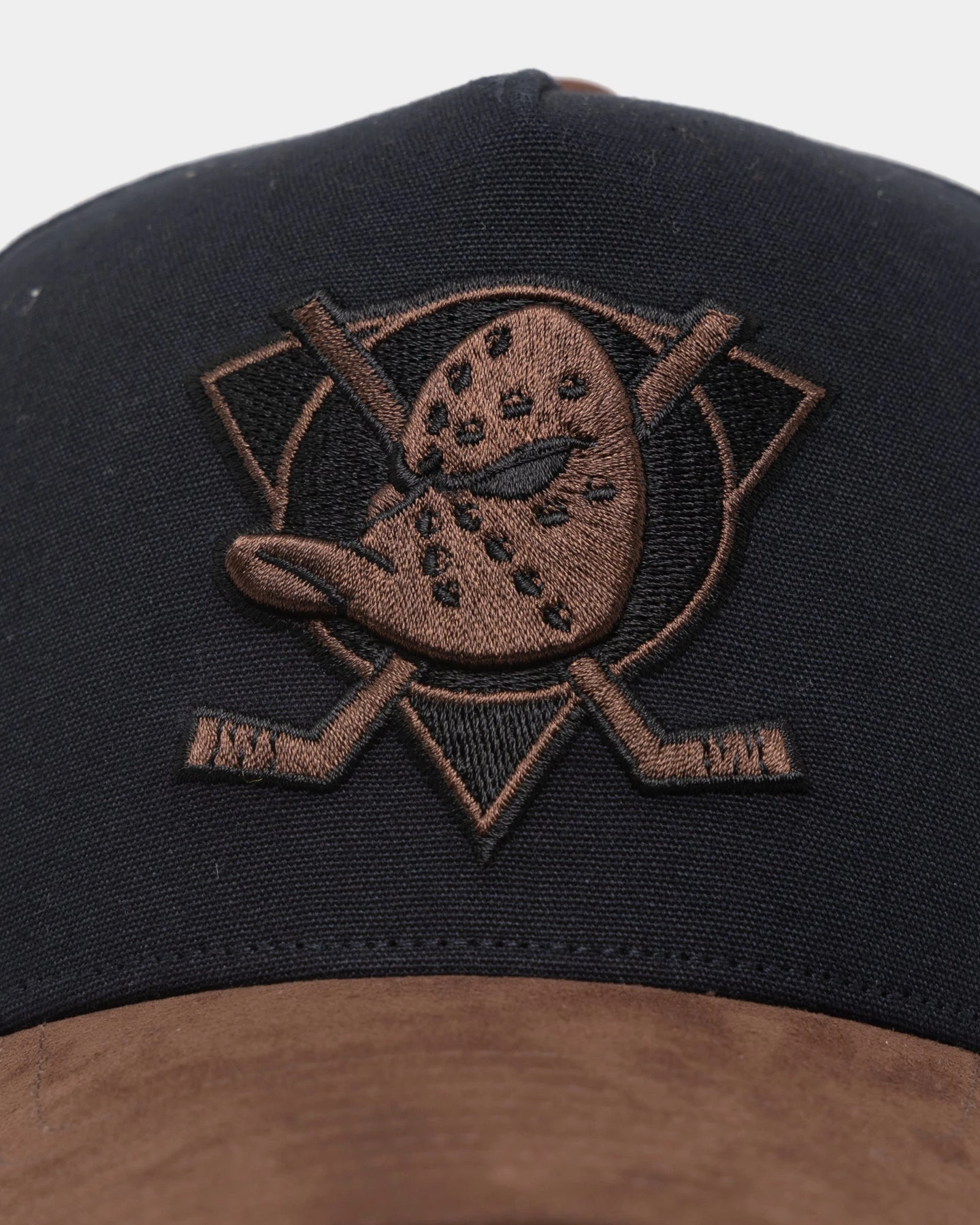 '47 BRAND 47 Brand Anaheim Ducks Black Dune 47 Offside Snapback Vintage Black/Brown 7 '47 BRAND 47 Brand Anaheim Ducks Black Dune 47 Offside Snapback Vintage Black/Brown - Image 5