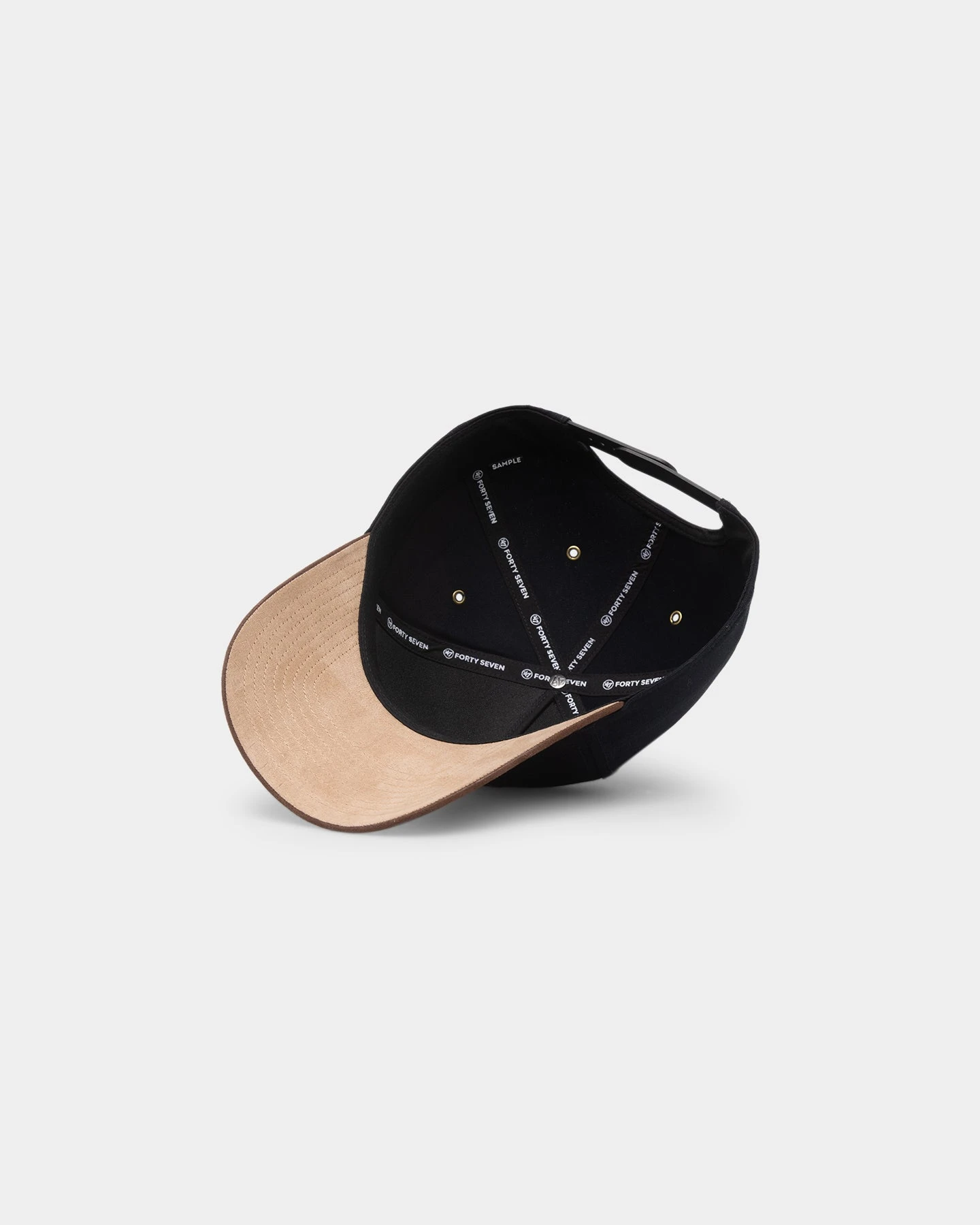 '47 BRAND 47 Brand Anaheim Ducks Black Dune 47 Offside Snapback Vintage Black/Brown 8 '47 BRAND 47 Brand Anaheim Ducks Black Dune 47 Offside Snapback Vintage Black/Brown - Image 6