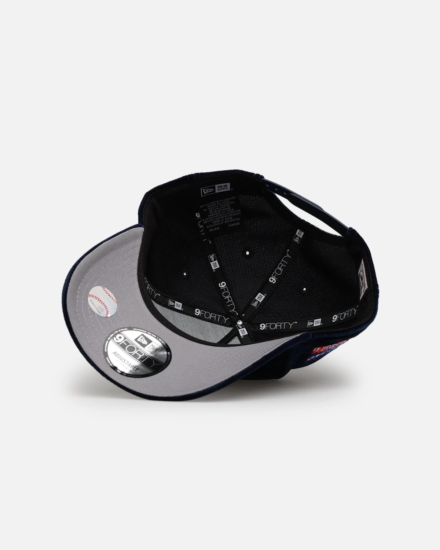 New Era Detroit Tigers 'Velvet Official Team Color' 9FORTY A-Frame Snapback Navy 9 New Era Detroit Tigers 'Velvet Official Team Color' 9FORTY A-Frame Snapback Navy - Image 7