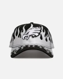 New Era Philadelphia Eagles 'Metallic Flames' 9FORTY A-Frame Snapback Black/Silver