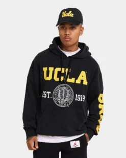 UCLA UCLA 1919 Shield Vintage Hoodie Washed Black