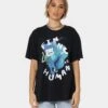 American Thrift X Adventure Time Finn The Human Vintage T-Shirt Black Wash 1 American Thrift X Adventure Time Finn The Human Vintage T-Shirt Black Wash -Culture kings 02039493 YB295 womens 0010