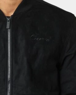 Carré C-89 Suede Bomber Jacket Black 11 Carré C-89 Suede Bomber Jacket Black -Culture kings 02039904 YB001 mens 0030