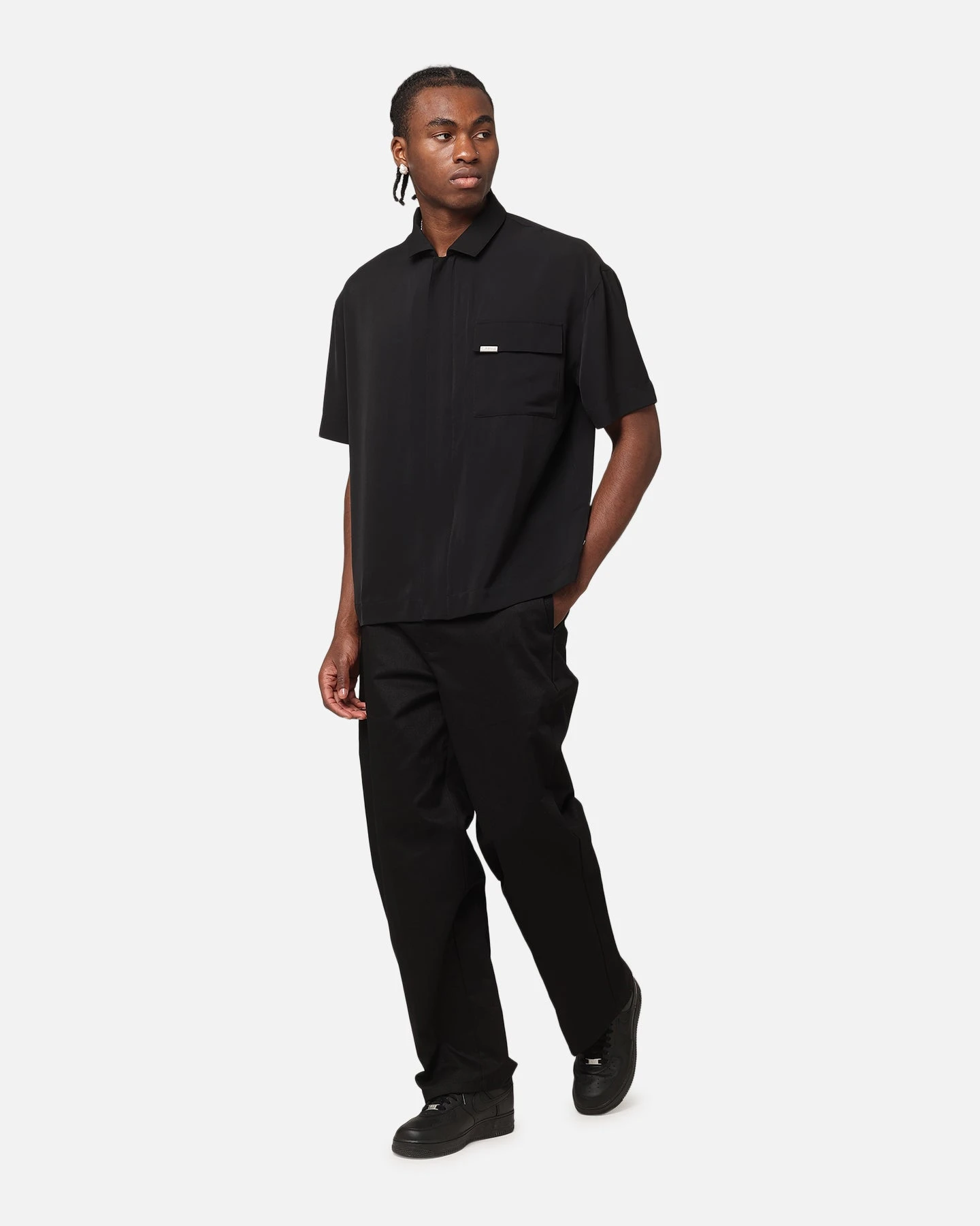 Carré Exceptional Pocket Oversized Shirt Black 4 Carré Exceptional Pocket Oversized Shirt Black - Image 2