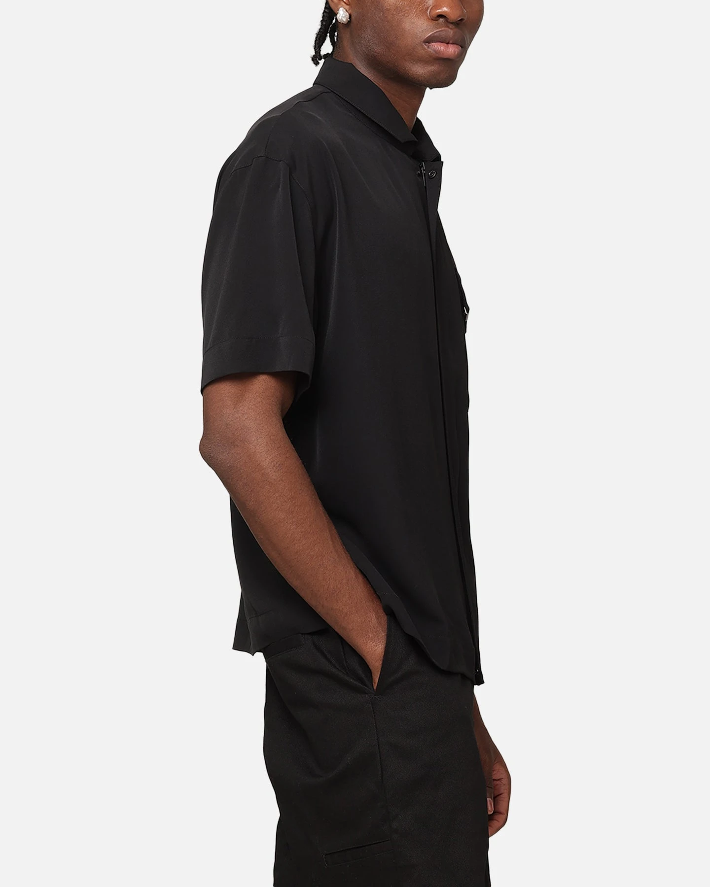 Carré Exceptional Pocket Oversized Shirt Black 6 Carré Exceptional Pocket Oversized Shirt Black - Image 4