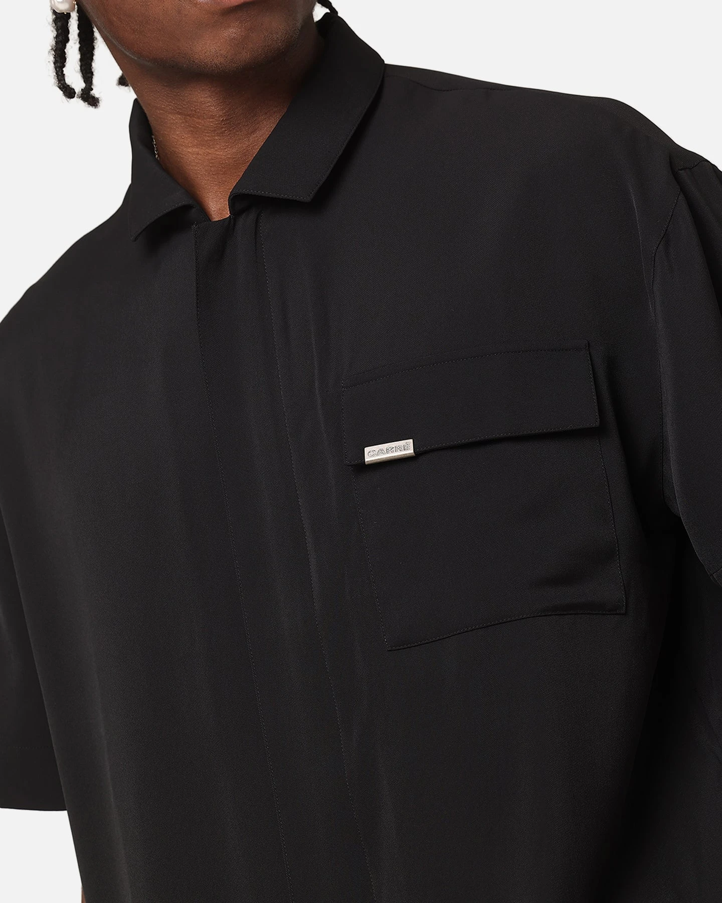 Carré Exceptional Pocket Oversized Shirt Black 8 Carré Exceptional Pocket Oversized Shirt Black - Image 6