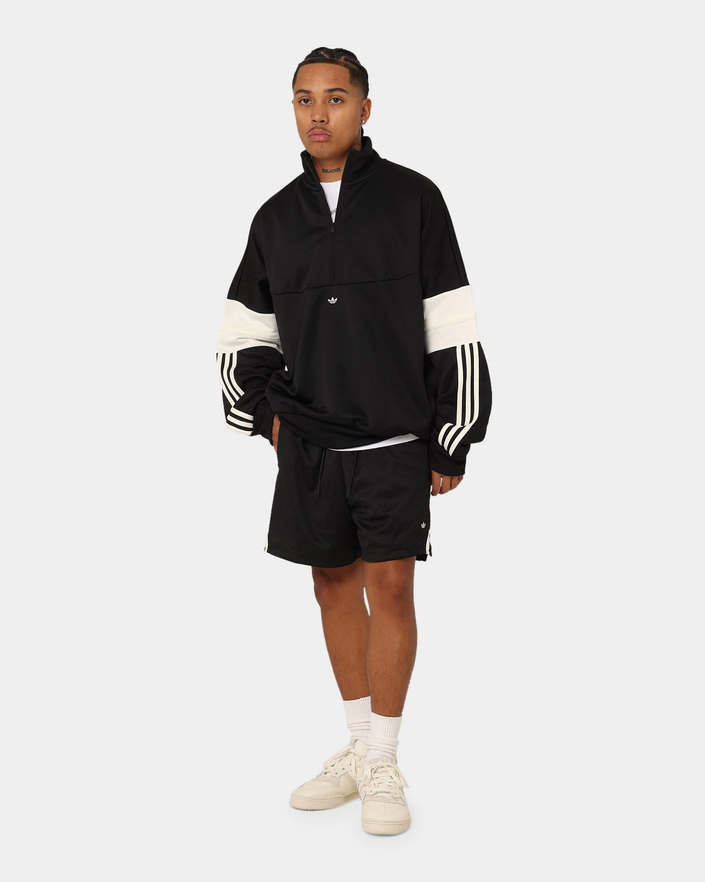 Adidas Basketball Warm Up Jacket Black/Wonder Taupe 5 Adidas Basketball Warm Up Jacket Black/Wonder Taupe - Image 3