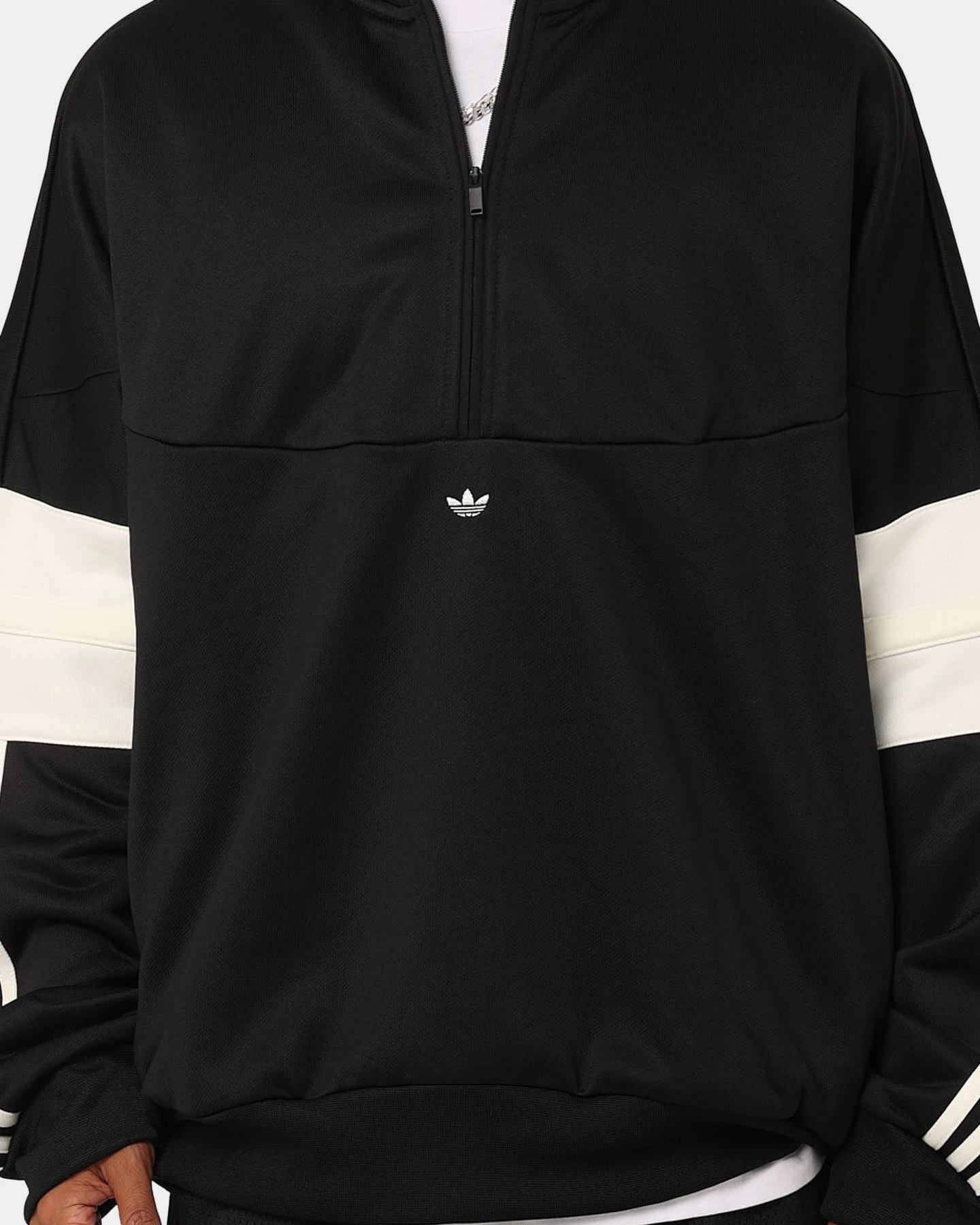 Adidas Basketball Warm Up Jacket Black/Wonder Taupe 6 Adidas Basketball Warm Up Jacket Black/Wonder Taupe - Image 4