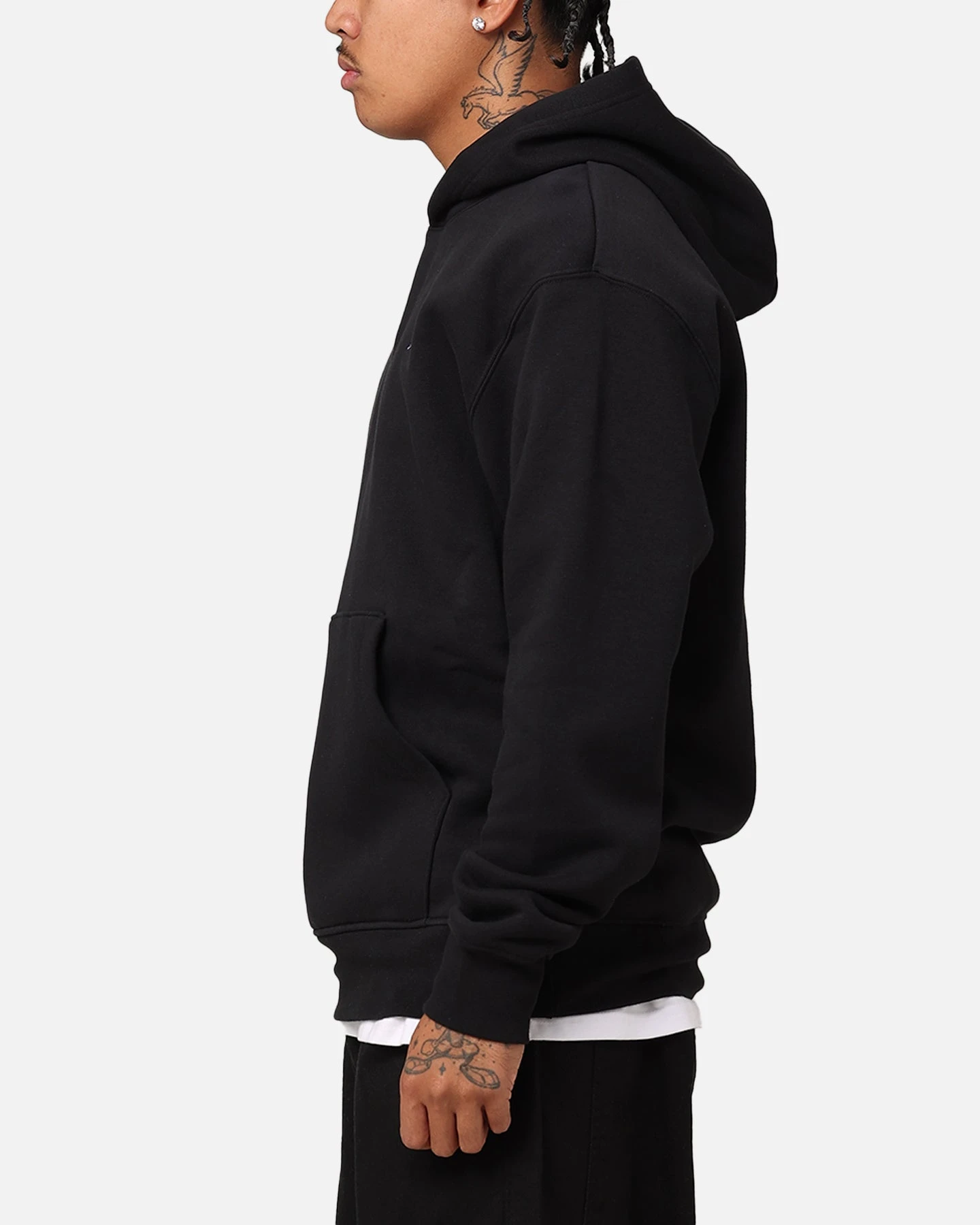 Jordan Essentials Fleece Pullover Black/Black/White 7 Jordan Essentials Fleece Pullover Black/Black/White - Image 5