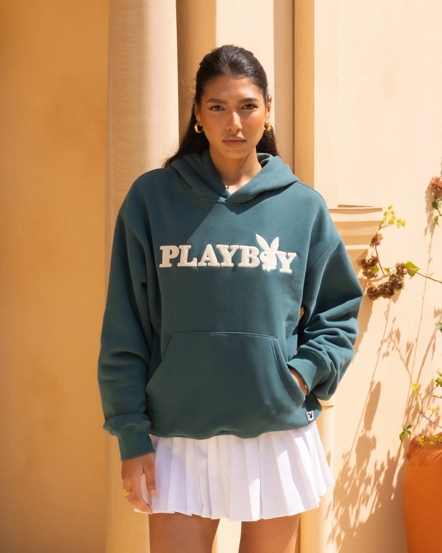 Playboy By Culture Kings Class Hoodie Green 4 Playboy By Culture Kings Class Hoodie Green - Image 2