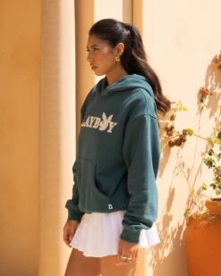 Playboy By Culture Kings Class Hoodie Green 14 Playboy By Culture Kings Class Hoodie Green -Culture kings 02045059 YG600 womens 0060