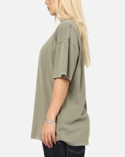 Culture Kings Standard Drop Shoulder T-Shirt Vintage Khaki -Culture kings 02045504 YV064 womens 0050