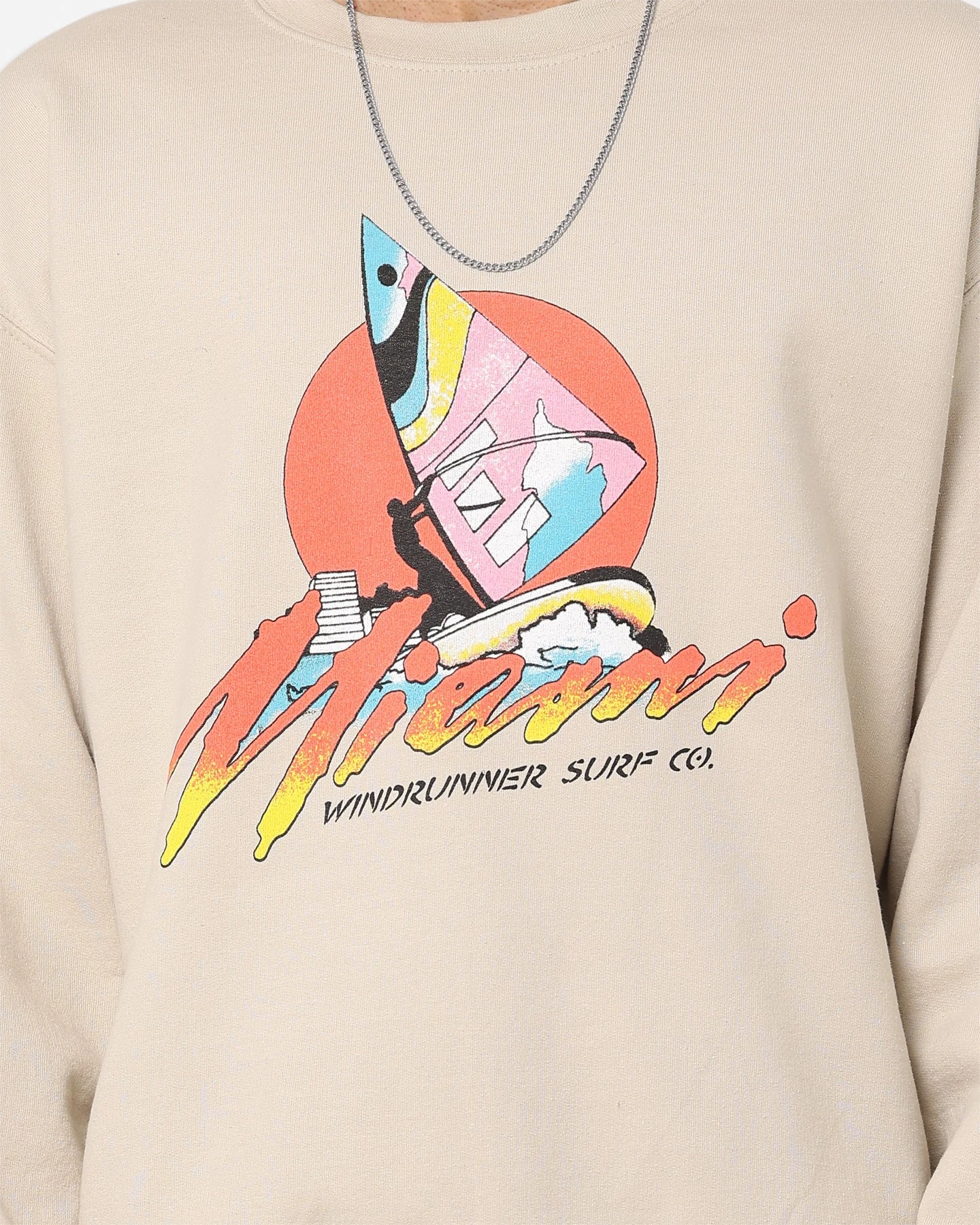 American Thrift Windrunners Surf Co Crewneck Sand 6 American Thrift Windrunners Surf Co Crewneck Sand - Image 4