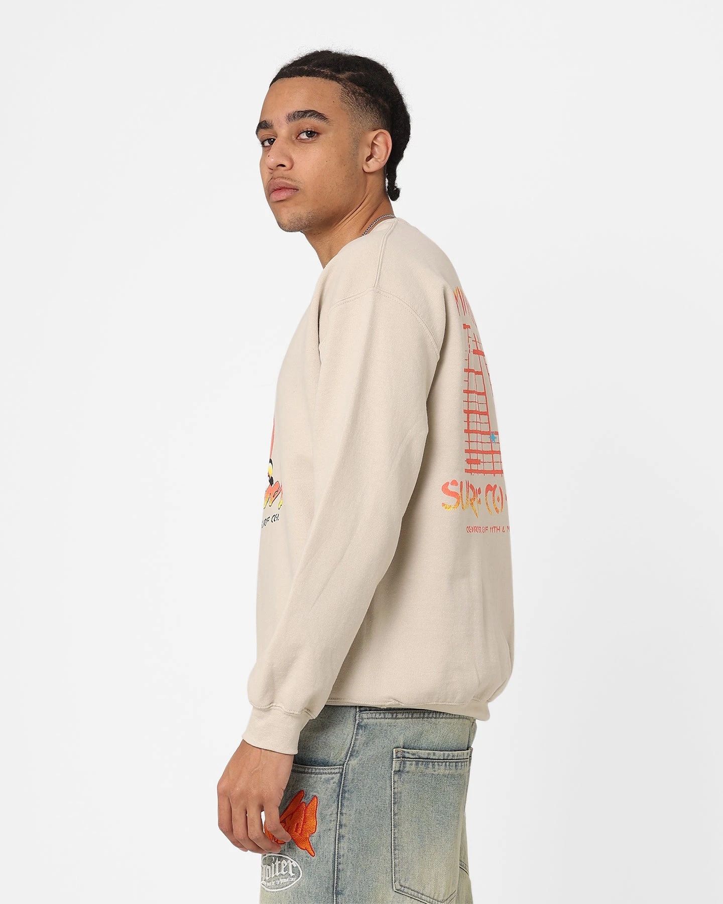 American Thrift Windrunners Surf Co Crewneck Sand 9 American Thrift Windrunners Surf Co Crewneck Sand - Image 7