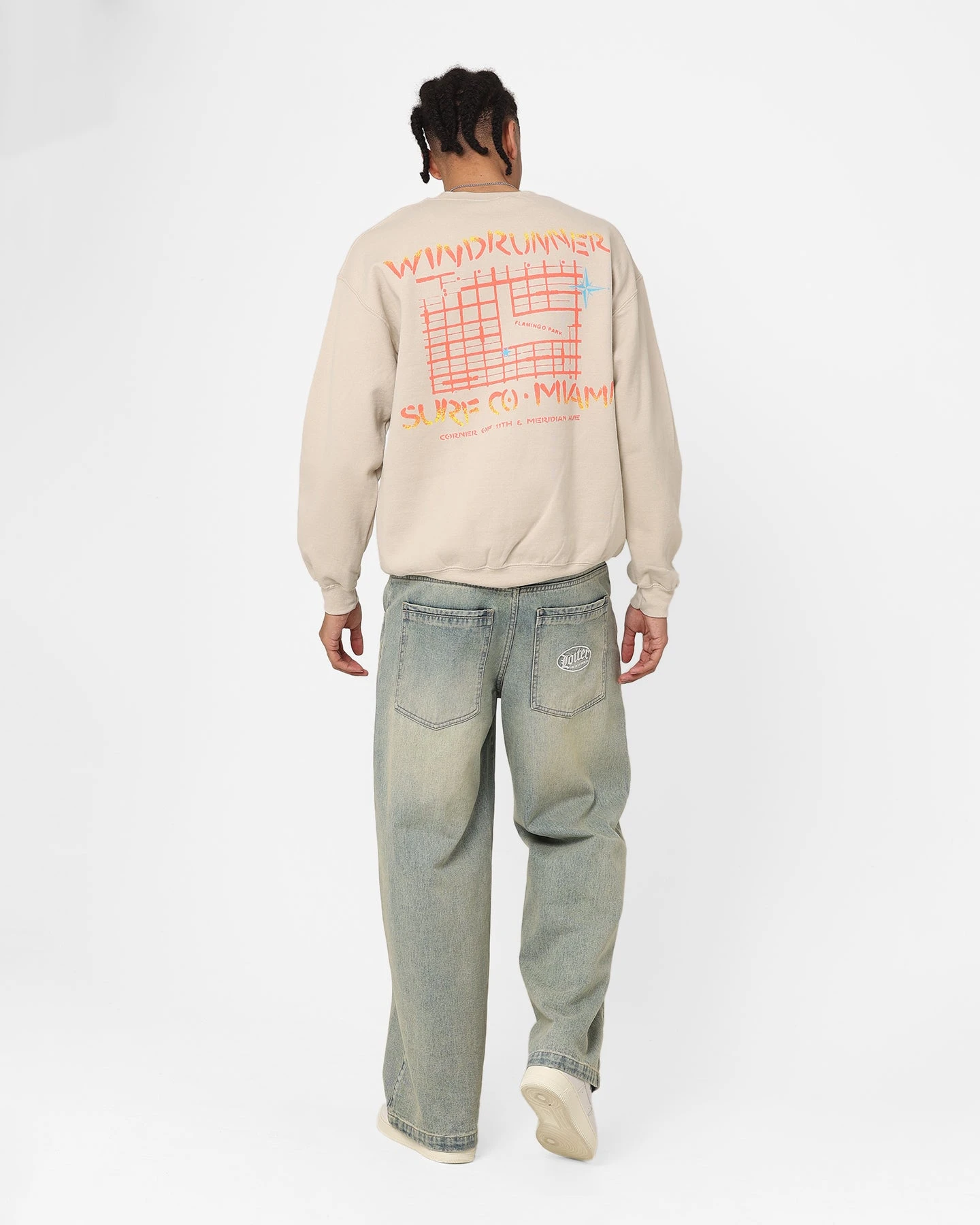 American Thrift Windrunners Surf Co Crewneck Sand 10 American Thrift Windrunners Surf Co Crewneck Sand - Image 8