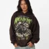 Goat Crew X Transformers Maximals Vintage Hoodie Brown Wash -Culture kings 02045880 YX300 womens 0010