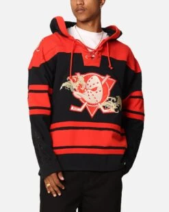 '47 BRAND 47 Brand Anaheim Ducks 'Year Of The Dragon' Lacer Hoodie Jet Black