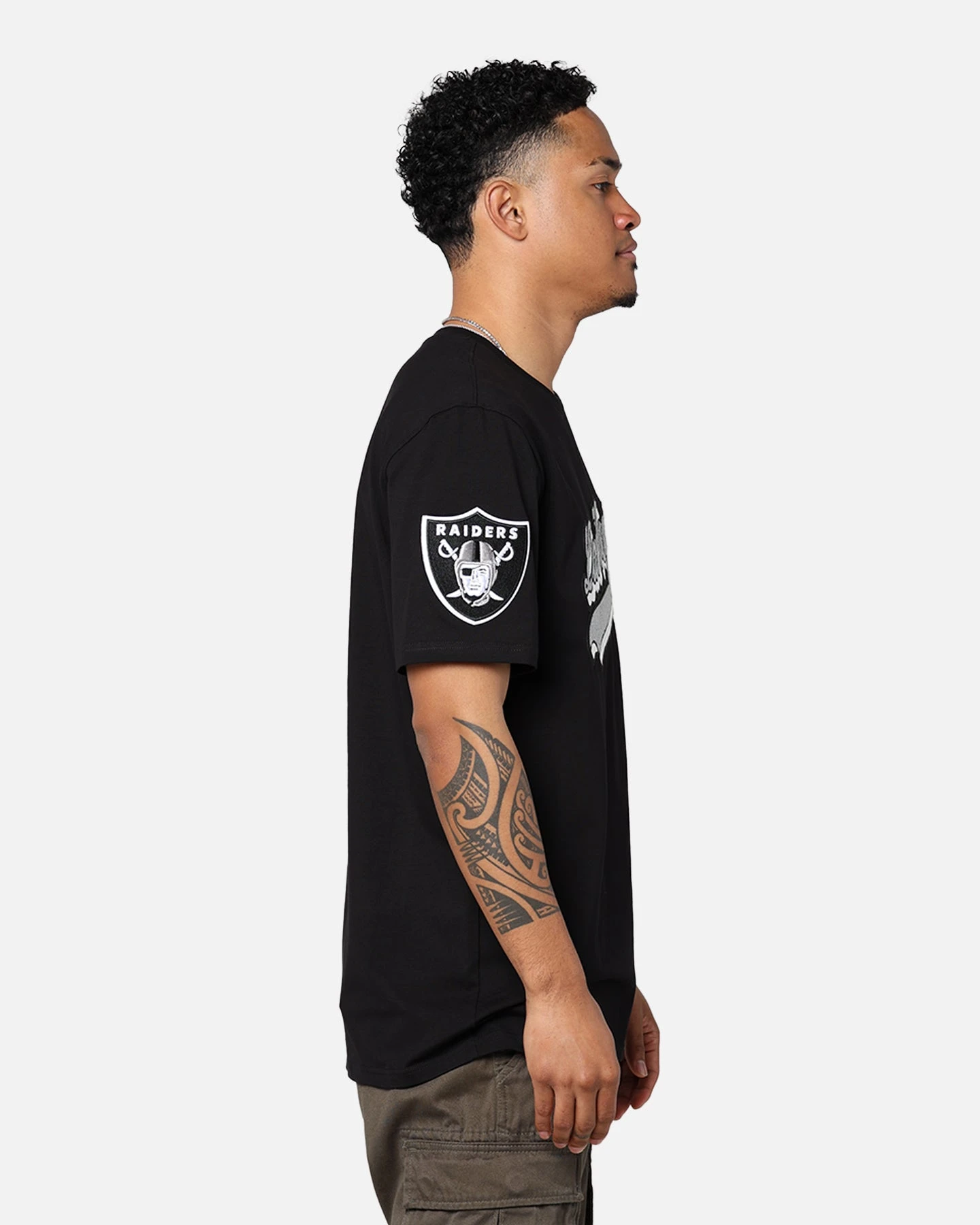Pro Standard Las Vegas Raiders SJ T-Shirt Black 6 Pro Standard Las Vegas Raiders SJ T-Shirt Black - Image 4