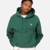 Champion Reverse Weave Small C Hoodie Spruce Willis -Culture kings 02046763 YS805 mens 000010