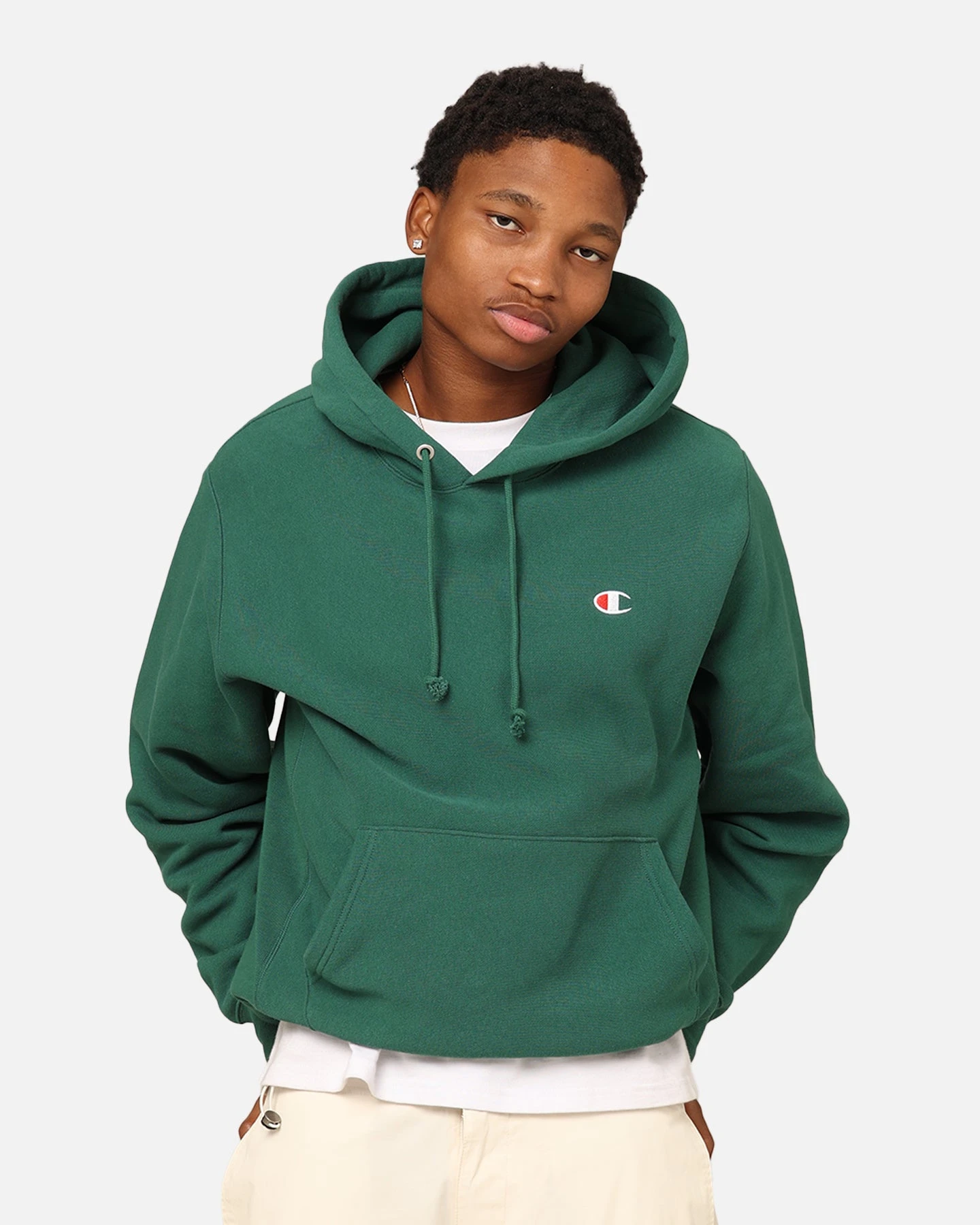 Champion Reverse Weave Small C Hoodie Spruce Willis 3 Champion Reverse Weave Small C Hoodie Spruce Willis