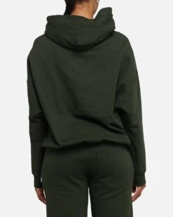 Carré Blanc Oversized Hoodie Dark Green 11 Carré Blanc Oversized Hoodie Dark Green -Culture kings 02047591 YD009 womens 0030