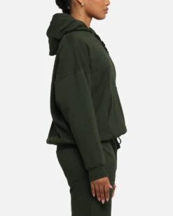 Carré Blanc Oversized Hoodie Dark Green 12 Carré Blanc Oversized Hoodie Dark Green -Culture kings 02047591 YD009 womens 0040