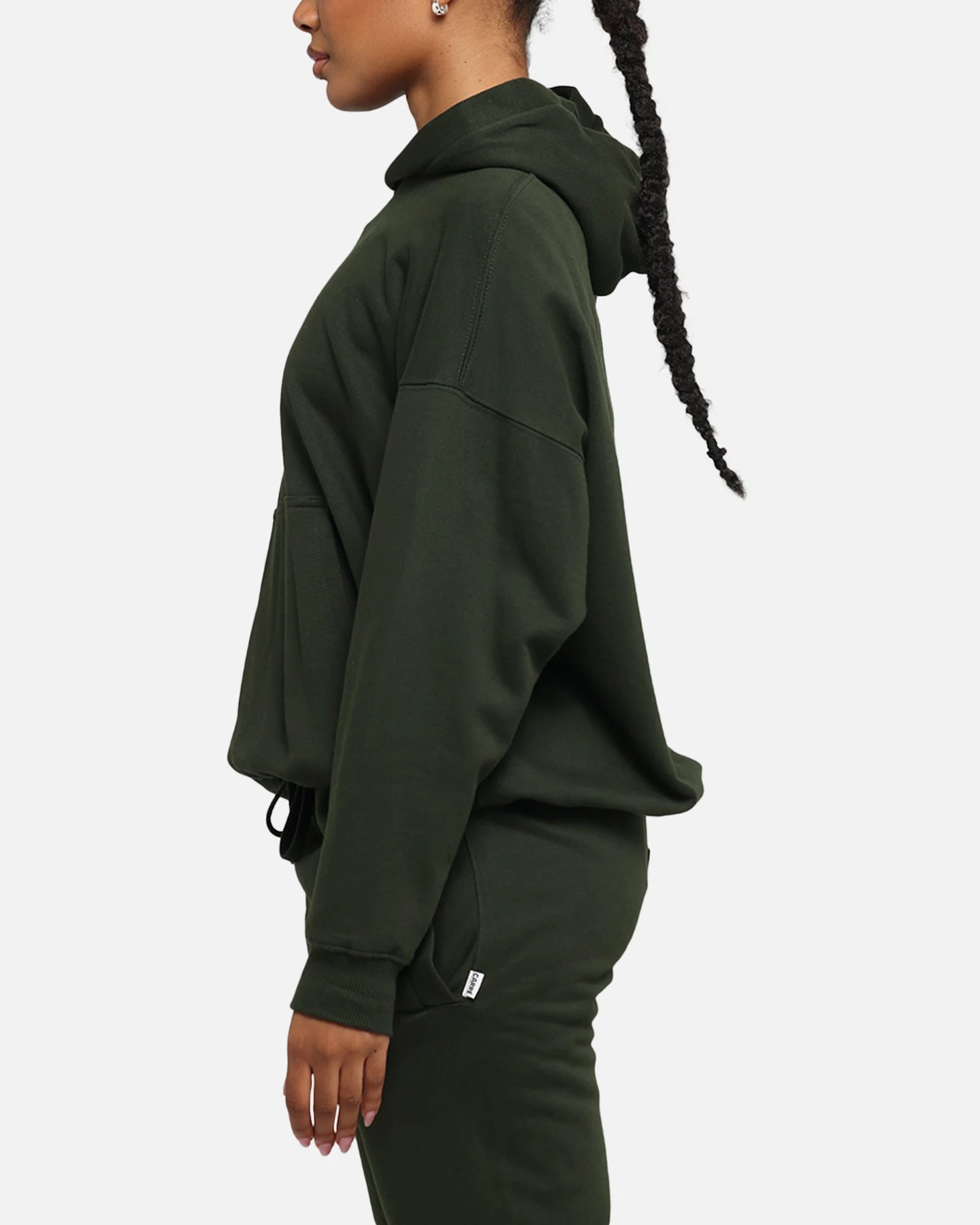 Carré Blanc Oversized Hoodie Dark Green 7 Carré Blanc Oversized Hoodie Dark Green - Image 5