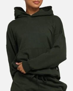 Carré Blanc Oversized Hoodie Dark Green 14 Carré Blanc Oversized Hoodie Dark Green -Culture kings 02047591 YD009 womens 0060