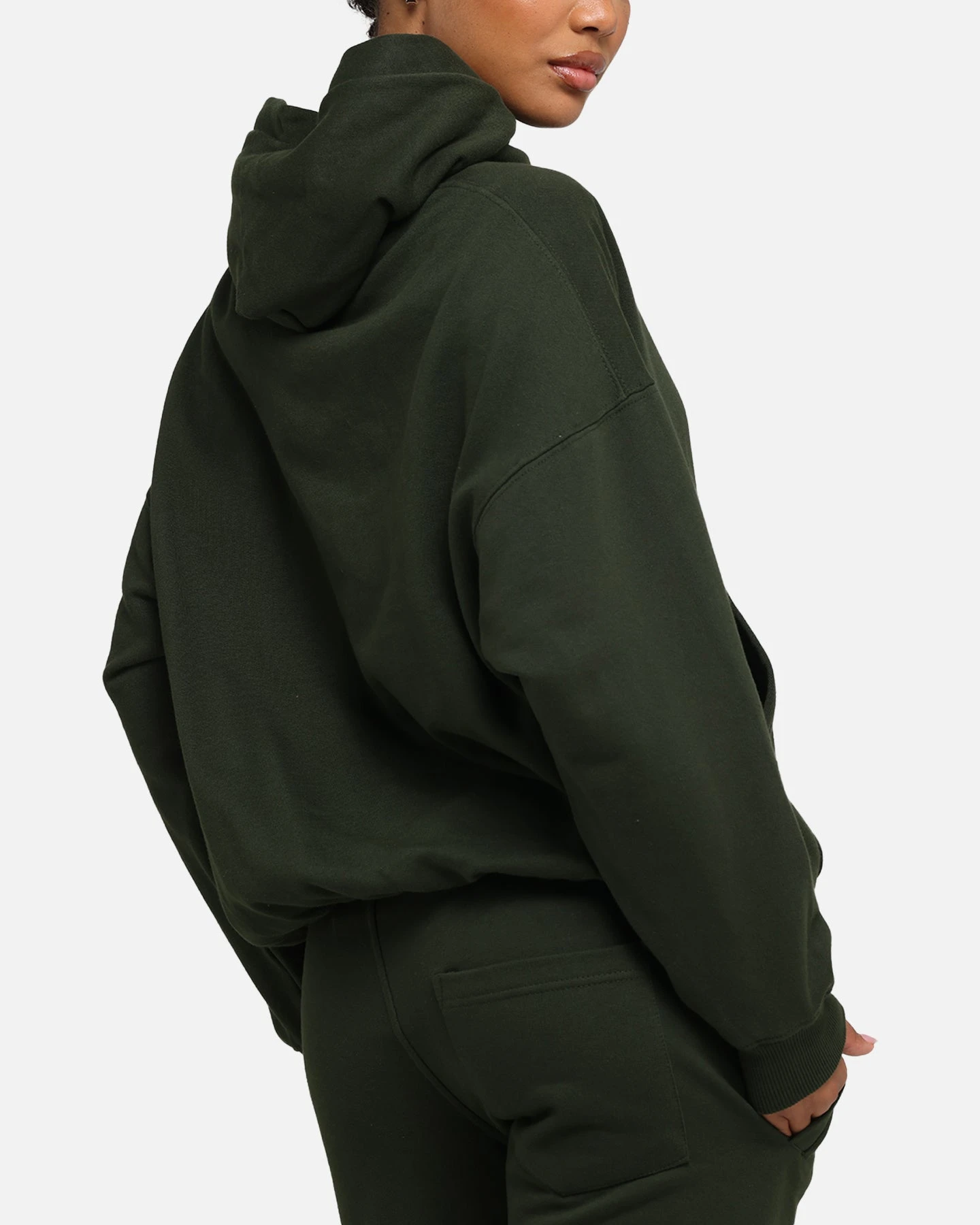 Carré Blanc Oversized Hoodie Dark Green 9 Carré Blanc Oversized Hoodie Dark Green - Image 7