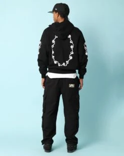 Carré Rosebowl Zip Up Hoodie Black