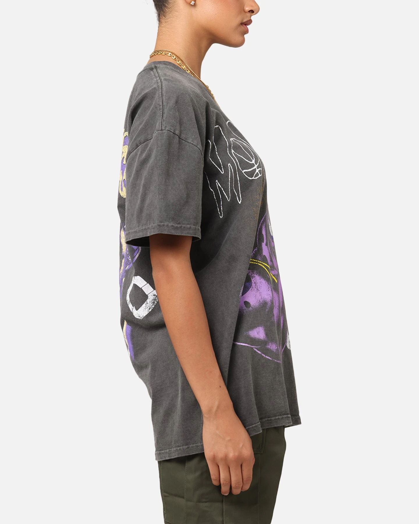 American Thrift X Space Jam Monstars Heavyweight Vintage T-Shirt Black Wash 7 American Thrift X Space Jam Monstars Heavyweight Vintage T-Shirt Black Wash - Image 5