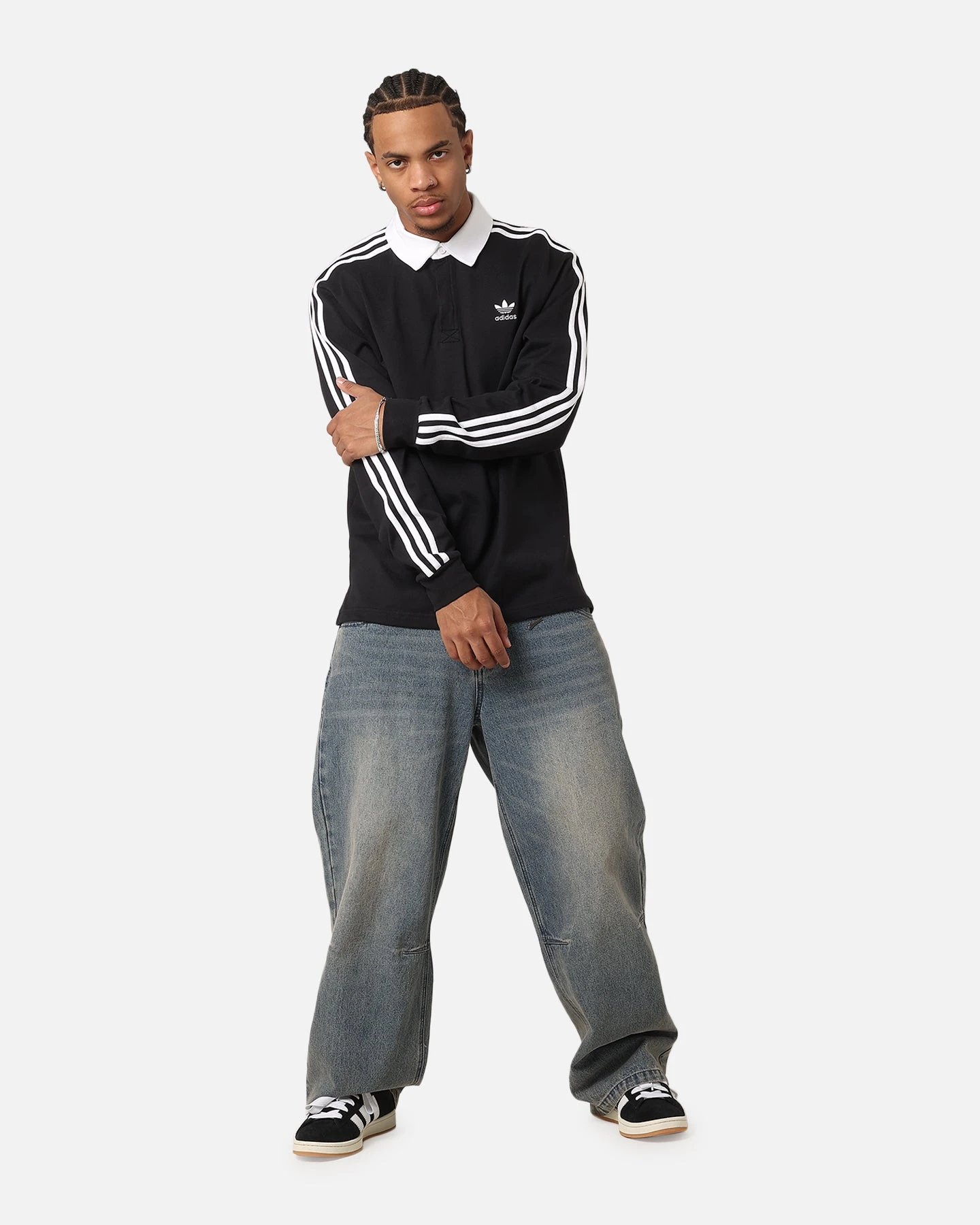 Adidas Rugby Polo Shirt Black 4 Adidas Rugby Polo Shirt Black - Image 2