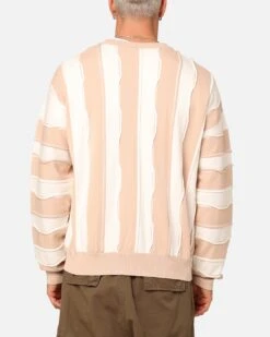 XXIII Wavy Slouch Sweater Cream/White -Culture kings 02049692 YC618 mens 00030