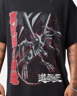 Goat Crew X Yu-Gi-Oh! Red Eyes Vintage T-Shirt Black Wash 15 Goat Crew X Yu-Gi-Oh! Red Eyes Vintage T-Shirt Black Wash -Culture kings 02050340 YB295 mens 000070