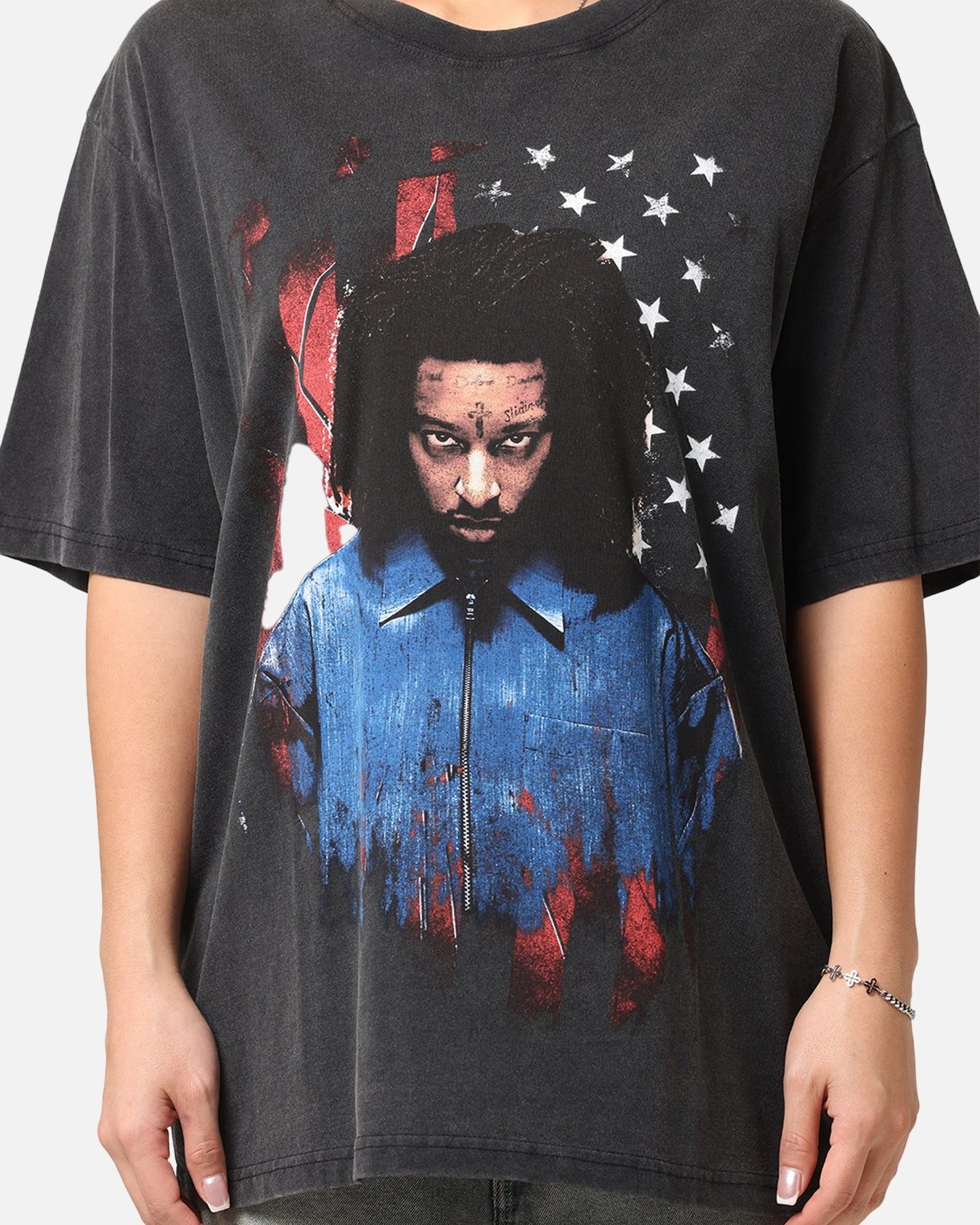 21 Savage Dream T-Shirt Washed Black 9 21 Savage Dream T-Shirt Washed Black - Image 7