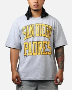 '47 BRAND 47 Brand San Diego Padres Stack T-Shirt Grey