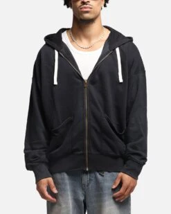Champion Time Capsule Full Zip-Through Hoodie Black