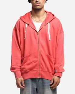Champion Time Capsule Full Zip-Through Hoodie Red