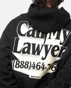 Market Call My Lawyer 3D Hoodie Black 16 Market Call My Lawyer 3D Hoodie Black -Culture kings 02051644 YB001 mens 00070