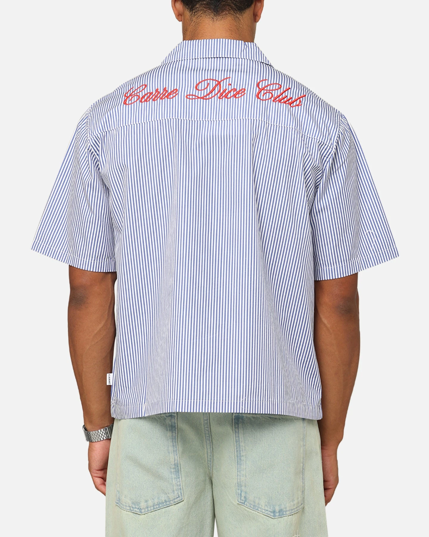 Carre Dice Club Button Up Shirt Pinstripe 4 Carre Dice Club Button Up Shirt Pinstripe - Image 2