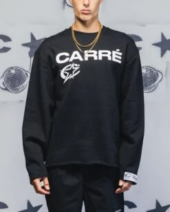 Carre Blackout Crewneck Black