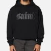 Saint Morta Cambronne Layered Boxy Hoodie Black/Black 2 Saint Morta Cambronne Layered Boxy Hoodie Black/Black -Culture kings 02052222 YB015 mens 000010