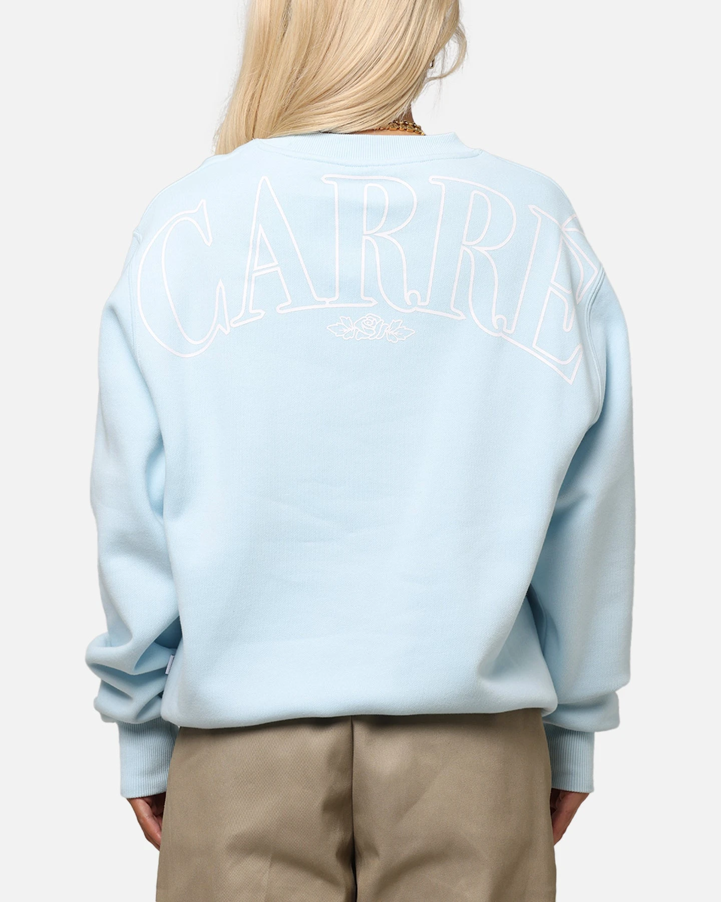 Carre Bloom Crewneck Light Blue 3 Carre Bloom Crewneck Light Blue