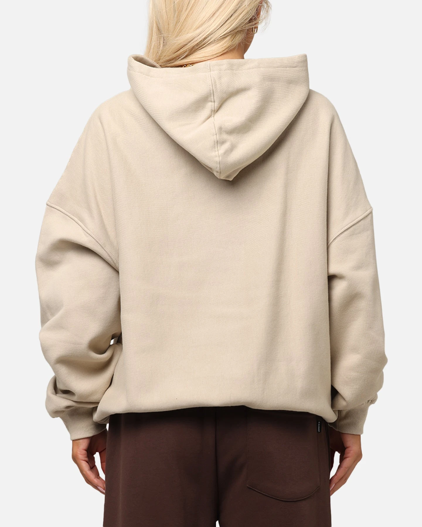 Carre Camo Script Hoodie Stone 5 Carre Camo Script Hoodie Stone - Image 3