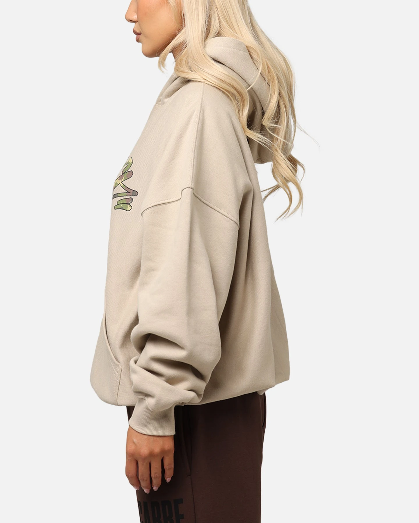 Carre Camo Script Hoodie Stone 7 Carre Camo Script Hoodie Stone - Image 5