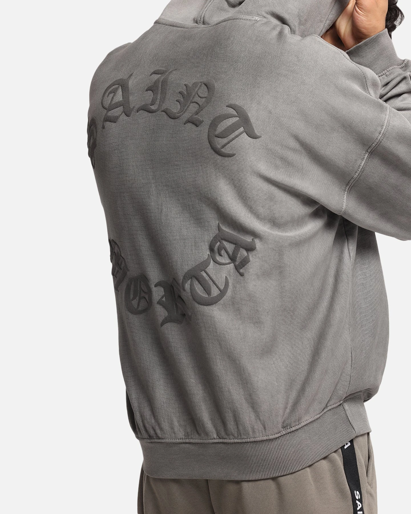 Saint Morta Mortal Boxy Hoodie Washed Charcoal 9 Saint Morta Mortal Boxy Hoodie Washed Charcoal - Image 7