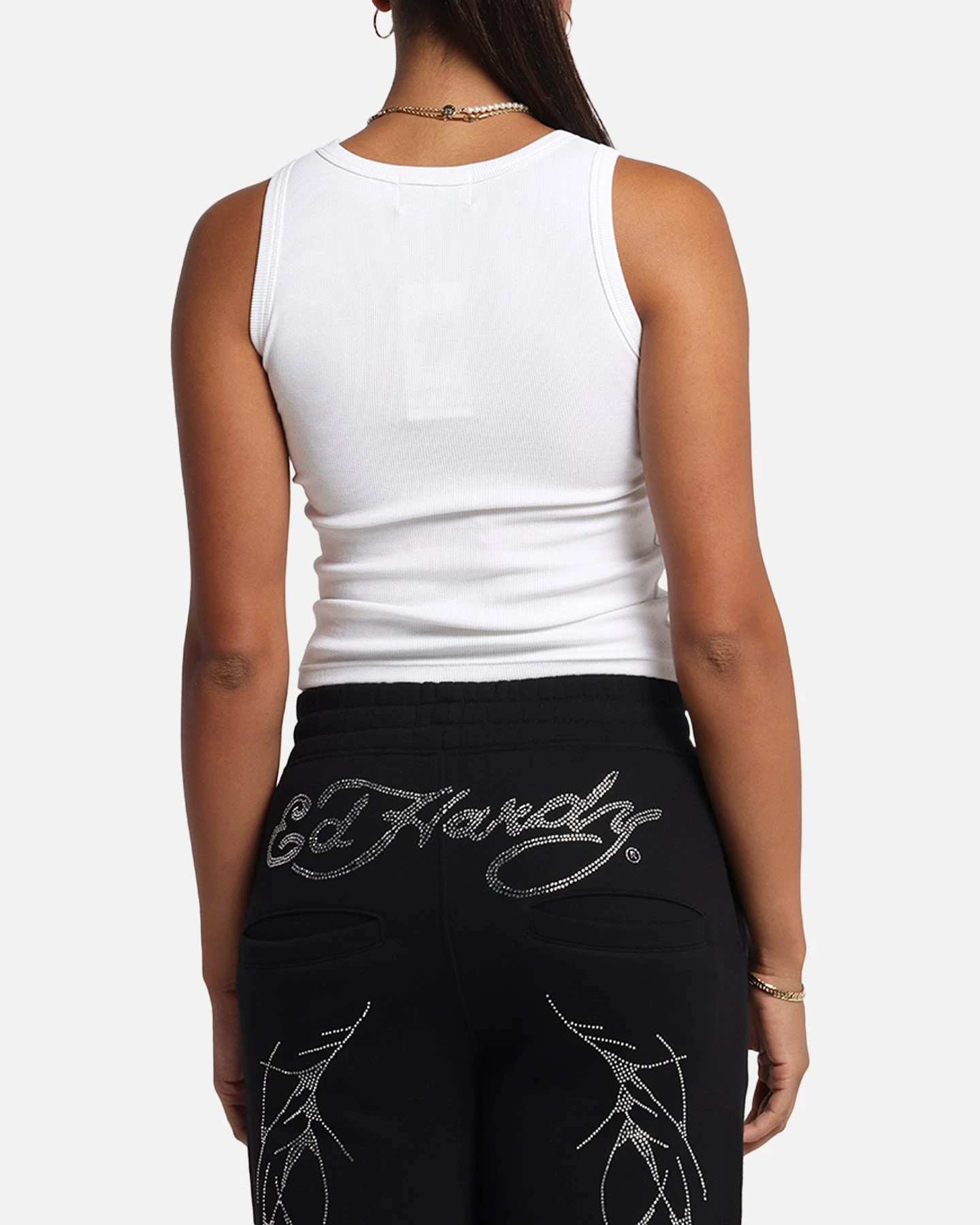 Ed Hardy Women's Love Kills Tank White 5 Ed Hardy Women's Love Kills Tank White - Image 3