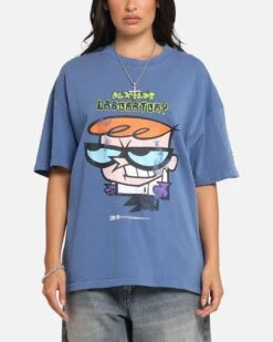 73 Studio X Cartoon Network Dexter's Laboratory Grail Vintage T-Shirt Cobalt