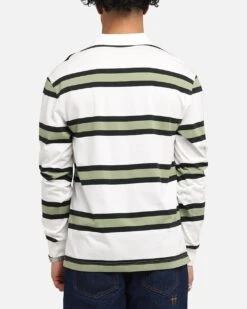 Fred Perry Jersey Stripe Polo Shirt Light Ecru 10 Fred Perry Jersey Stripe Polo Shirt Light Ecru -Culture kings 02053900 YL277 mens 0030