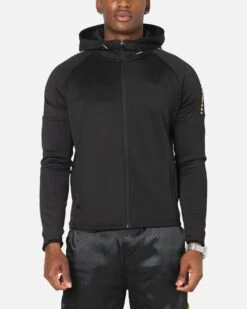 Sik Silk Full Zip Hoodie Black